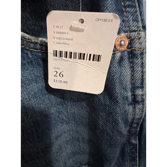 NWT We The Free Distressed Wide Leg Jeans - Size 26 - Picture 4 of 7